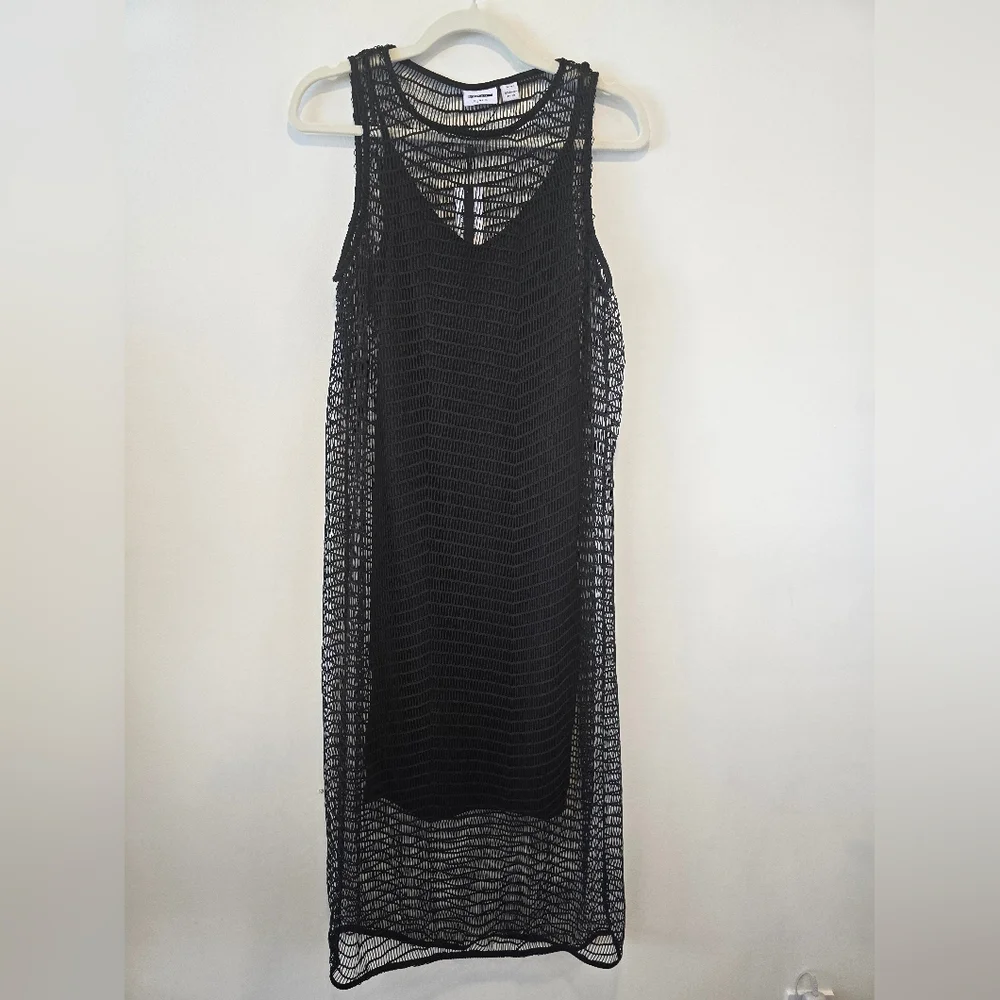 Noisy May Black Mesh Detail Dress Size Small Nwt. - Picture 5 of 15